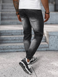 Blugi bărbaţi negri OZONEE NB/MP0075N