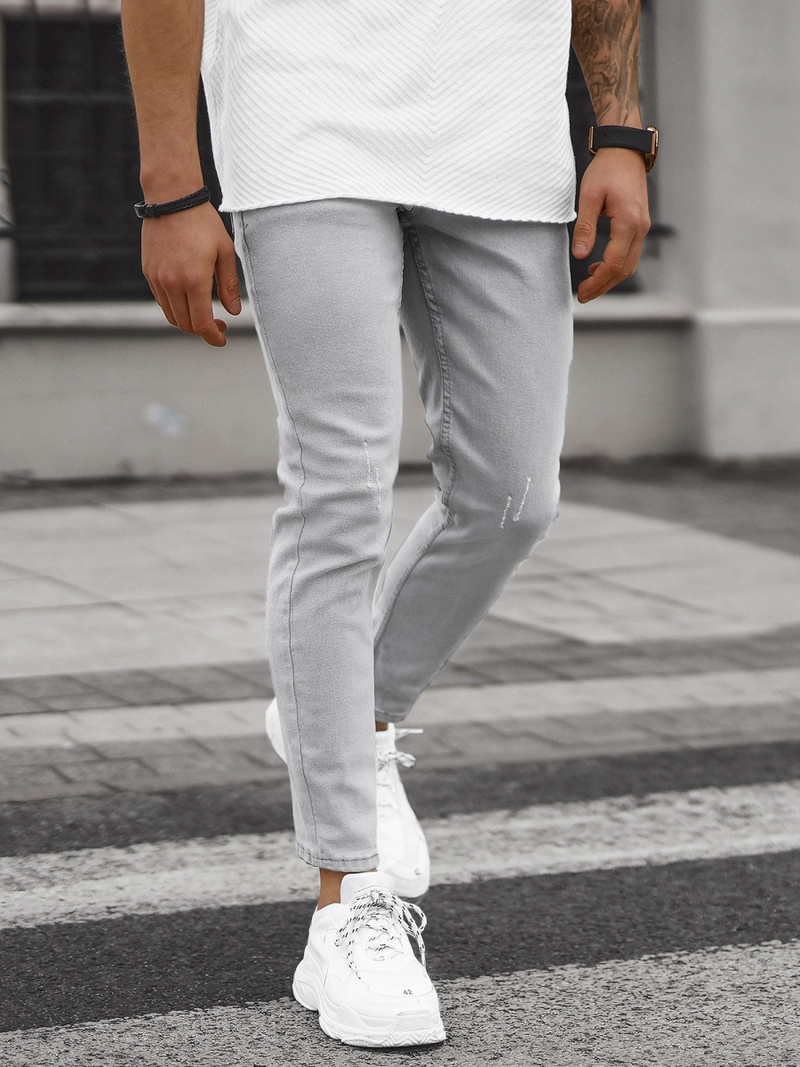 Blugi bărbaţi gri OZONEE DO/2438