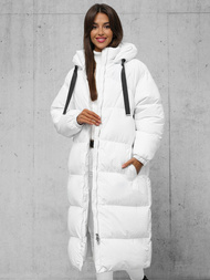 Geacă de femei alb OZONEE JS/5M3163/281Z