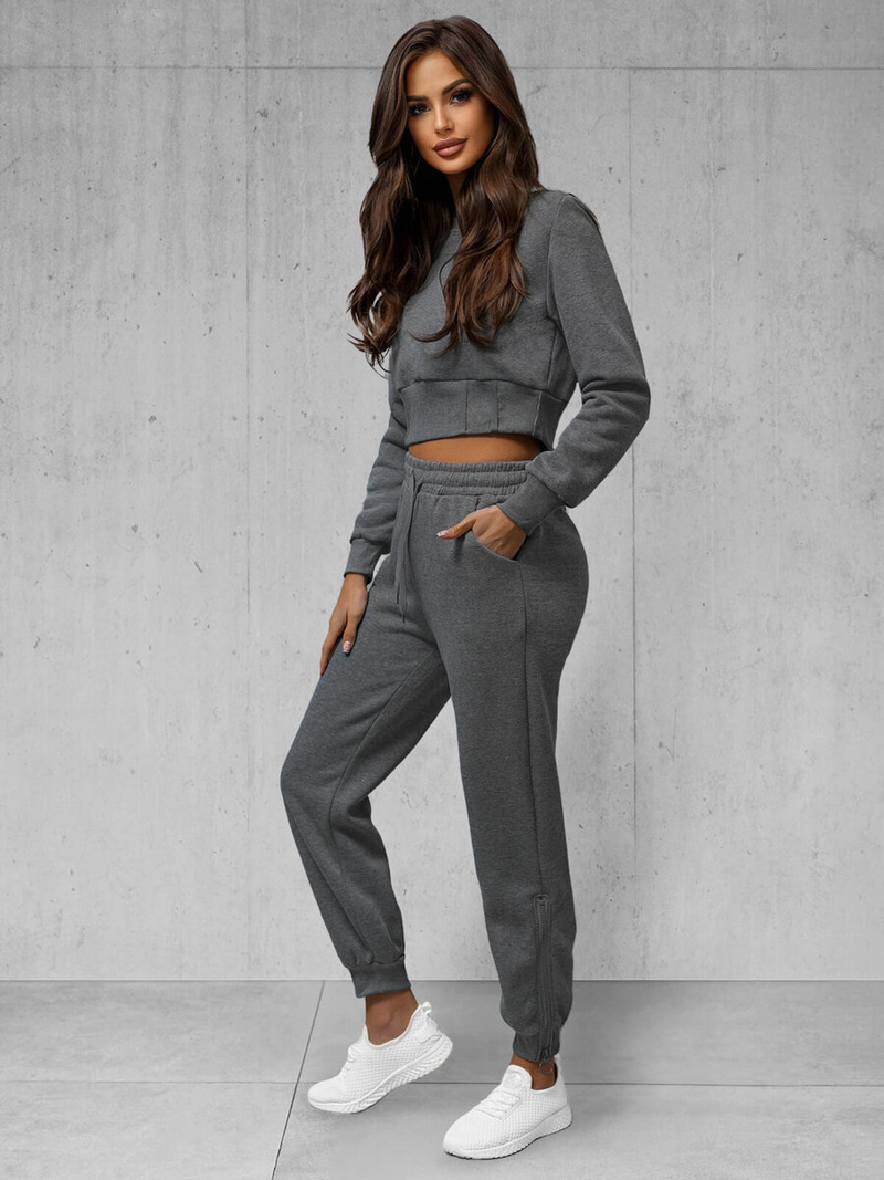 Trening dama doua piese antracit OZONEE JS/8C78/5Z