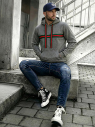 Hanorac bărbați antracit OZONEE JS/8B1735/5Z