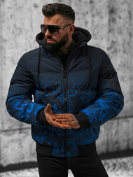 Geacă bărbați albastru marin OZONEE JS/27M8102