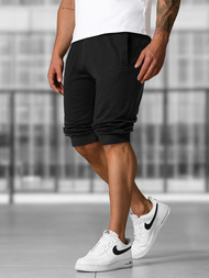 Pantaloni scurți sport bărbați negri OZONEE JS/XW07/3Z