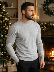 Pulover bărbați gri OZONEE NB/MMB602/2Z