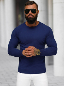 Pulover bărbați albastru închis OZONEE NB/MMB602/5Z