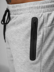Pantaloni scurți sport bărbați gri OZONEE JS/17K533/2