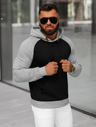 Hanorac bărbați negru OZONEE JS/8B157/3B