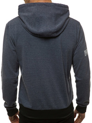 Hanorac cu glugă bărbați albastru marin OZONEE JS/DD20131