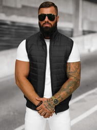 Vestă bărbați neagră OZONEE JS/MY77Z