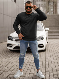 Hanorac bărbați negru OZONEE JS/8B1360/3