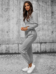 Trening dama doua piese gri OZONEE JS/8C78/2Z