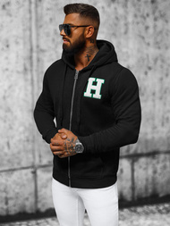 Hanorac bărbați negru OZONEE NB/MF2006