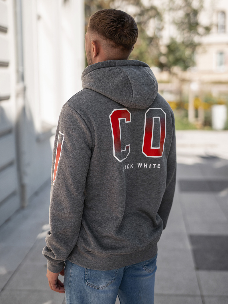 Hanorac bărbați antracit OZONEE JS/8B1739/5