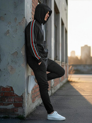 Hanorac bărbați negru OZONEE JS/8B1731/3