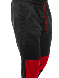 Pantaloni de trening bărbaţi negri OZONEE JS/JZ11015Z