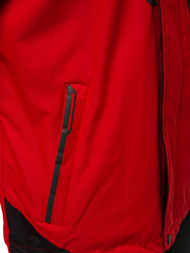 Jachetă de primăvară bărbați roșie OZONEE MG/2517