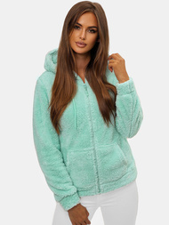 Hanorac femei albastră deschis OZONEE JS/HH007/41Z