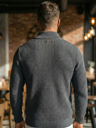 Pulover bărbați antracit OZONEE NB/MM6020/3Z