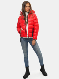 Geacă de iarnă femei roșie OZONEE JS/M782/270