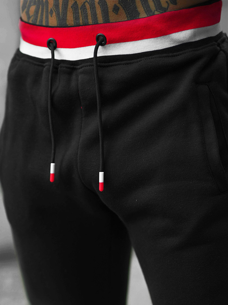 Compleu sport bărbaţi negru OZONEE JS/8C60/3