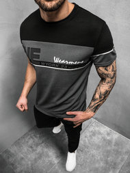 Tricou bărbați antracit OZONEE JS/SS11002Z