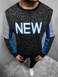 Hanorac bărbați neagră OZONEE JS/KS1908Z