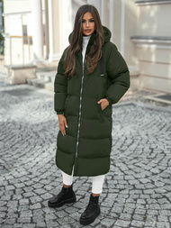 Geacă de femei verde închis OZONEE JS/5M3163/136Z