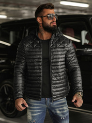 Geacă bărbați neagră OZONEE JS/16M9328/392BZ