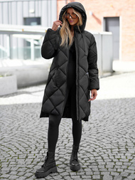 Geacă de femei neagra OZONEE JS/5M3168/392Z