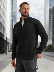 Hanorac cu fermoar bărbați negru OZONEE JS/HH016/3