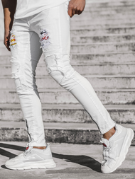 Blugi pentru barbati albi OZONEE T/82010