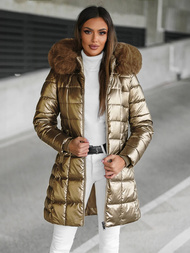 Geacă de femei aur OZONEE JS/16M9120/403Z