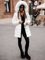 Geacă de femei alb OZONEE JS/16M9121/281Z