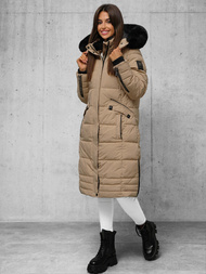 Geacă de femei bej închis OZONEE O/W377