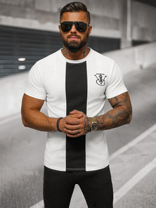 Tricou bărbați alb OZONEE O/L1184