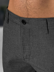 Pantaloni scurti chino bărbați antracit OZONEE DJ/4400