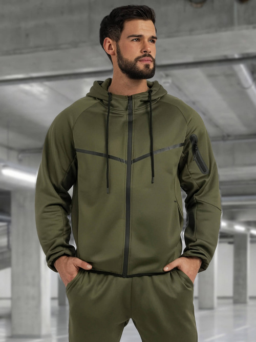 Compleu sport bărbaţi kaki OZONEE JS/8C1966/29