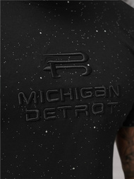 Tricou bărbați negru OZONEE O/QQ1389