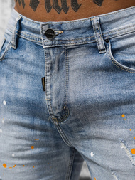Pantaloni scurti bărbați albaștri deschis OZONEE NB/MP0263BC