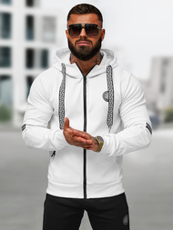 Compleu sport bărbaţi alb-negru OZONEE O/LN11887