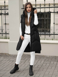 Vestă femei neagră OZONEE JS/M788/392Z