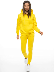 Pantaloni de training femei galben OZONEE JS/CK01