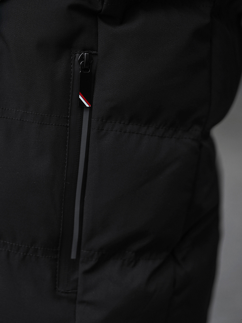 Vestă bărbați neagră OZONEE JS/5M758/392