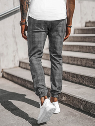 Pantaloni chino bărbaţi antracit OZONEE DJ/2290/22Z