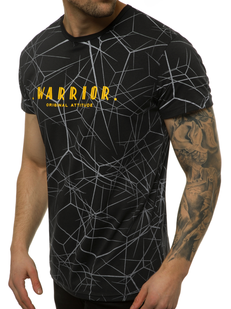 Tricou bărbați negri OZONEE JS/SS10935