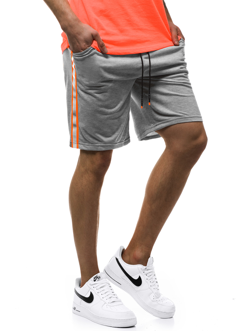 Pantaloni scurti bărbați gri OZONEE JS/KS2505