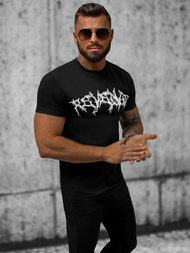 Tricou bărbați negru OZONEE NB/MT3027