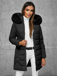 Geacă de femei neagra OZONEE JS/16M9121/392