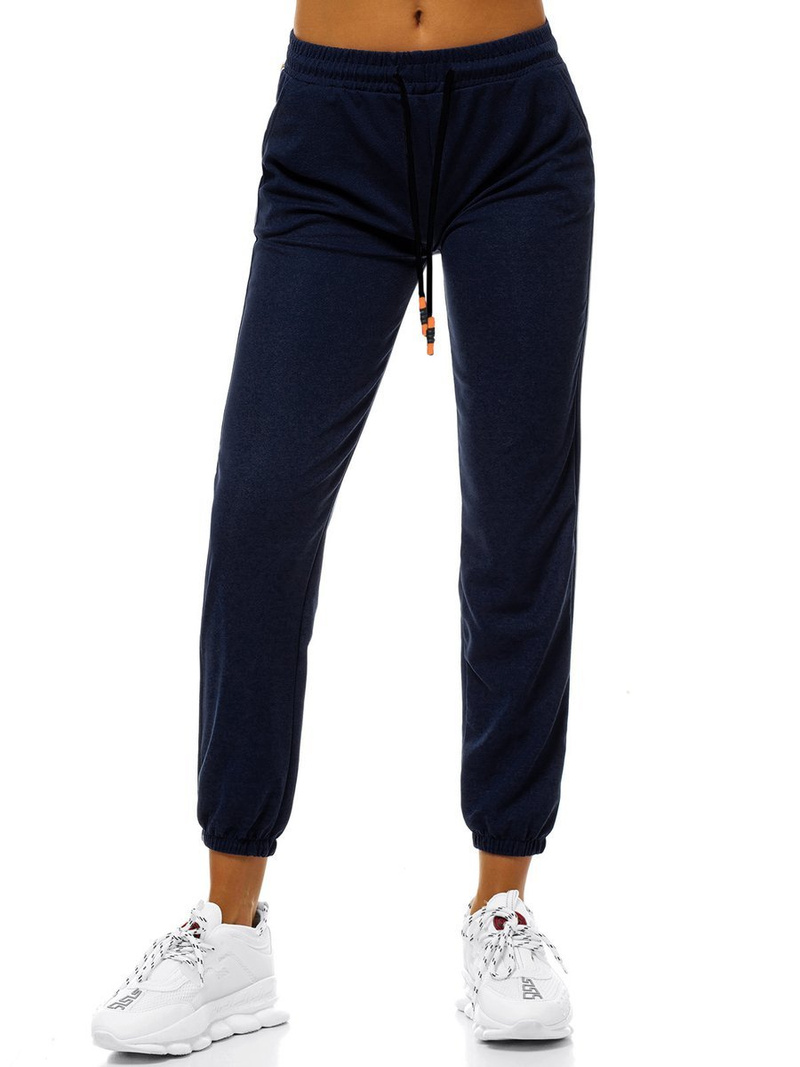 Pantaloni de training dame albastru marin OZONEE JS/1020/B4