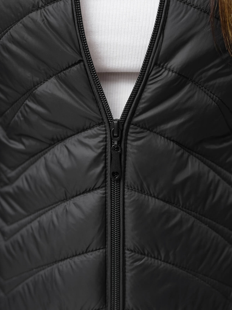 Geacă de femei neagră OZONEE JS/16M9238/392